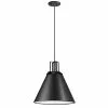 Dainolite Sonus 14-in Black 1-Light Modern/Contemporary Pendant Light 2 Dainolite Sonus 14-in Black 1-Light Modern/Contemporary Pendant Light -Dainolite Sales 331052133 MainImage 001