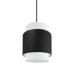Dainolite Priya 10-in Black 1-Light Modern/Contemporary Kitchen Island Light