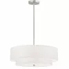 Dainolite Everly 20-in Satin Chrome 4-Light Transitional Pendant Light 2 Dainolite Everly 20-in Satin Chrome 4-Light Transitional Pendant Light -Dainolite Sales 331052157 MainImage 001