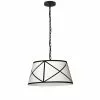 Dainolite Parker 14-in Black 1-Light Transitional Pendant Light -Dainolite Sales 331052181 MainImage 001