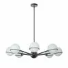 Dainolite Sofia 8-Light Black Modern/Contemporary Chandelier -Dainolite Sales 331052224 MainImage 001